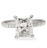 2.42 ct Radiant Cut Diamond Engagement Ring