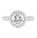 1.70 ct Round Diamond Platinum Engagement Ring