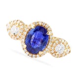 1.66 ct Oval Sapphire Rose Gold Ring