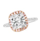 2.16 ct Cushion Diamond Engagement Ring