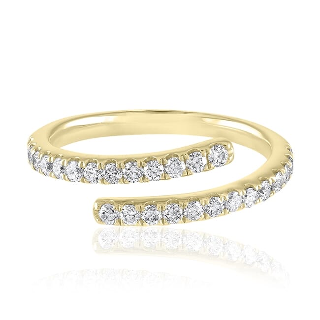 wrap around diamond band