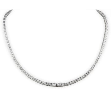 2.48 ct Diamond Choker Style Tennis Necklace