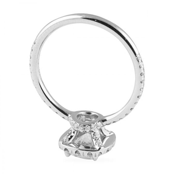 1.15 ct Cushion Diamond Platinum Engagement Ring
