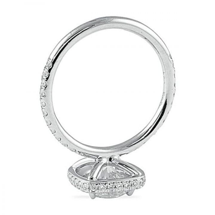 1.62 ct Round Diamond White Gold Engagement Ring