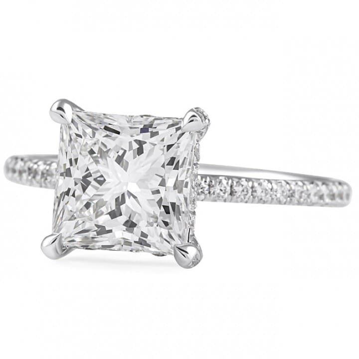 1.53ct Princess Cut Engagement Ring – Eli David Designs