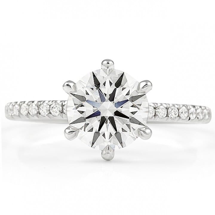 The Charles Tiffany Setting Men's Engagement Ring in Platinum with a Diamond