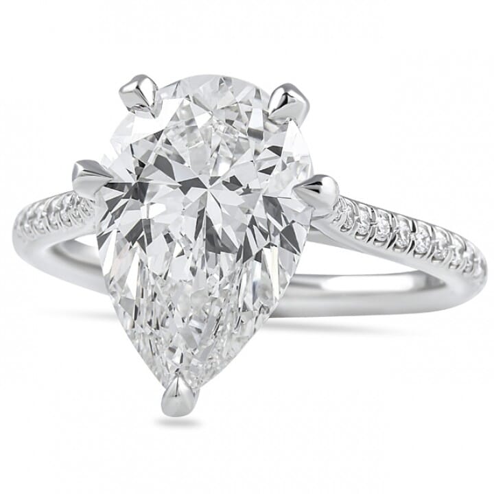 Pear Shape Diamond Engagement Mounting – Firstpeoplesjewelers.com