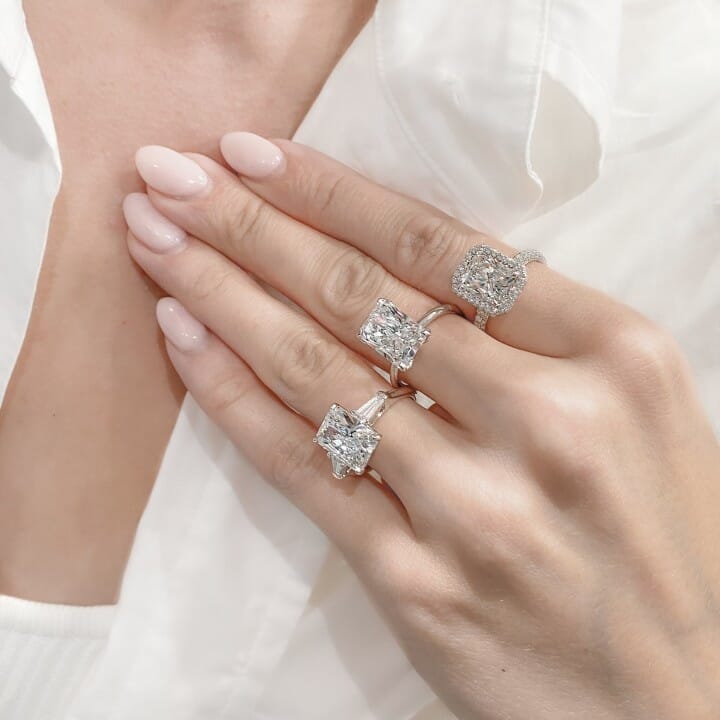 Radiant Cut Lab-Grown Diamond Ring | Taylor Custom Rings