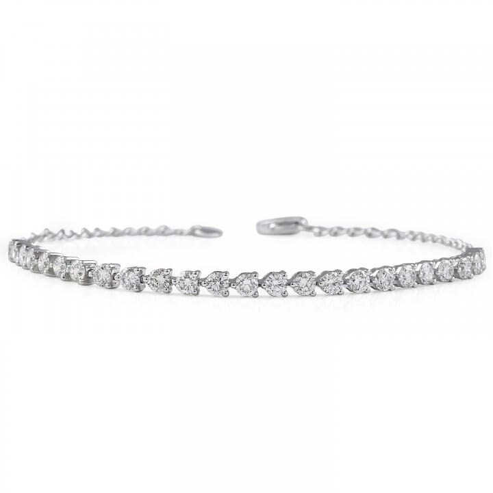 1.6 carat TW Halfway Diamond Bracelet yg