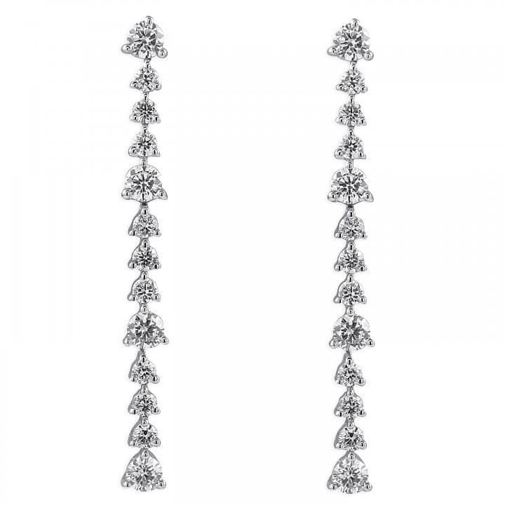 Diamond Strand Earrings