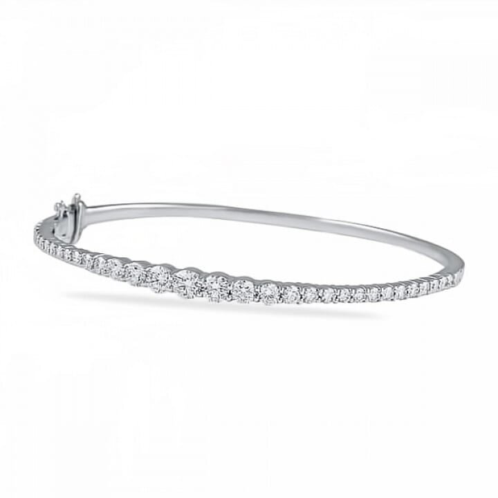Hearts 3kt diamond bracelet