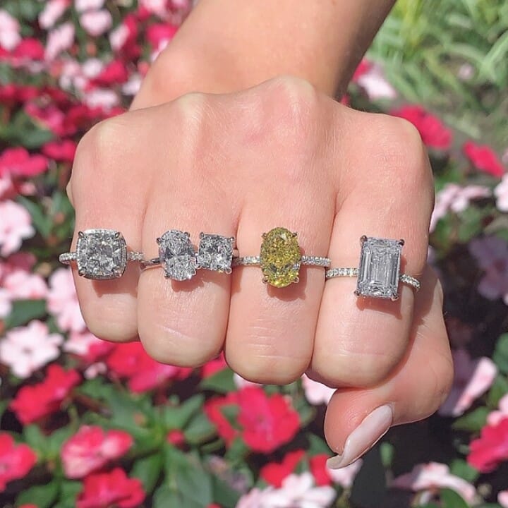 Alsjeblieft kijk bungeejumpen Behandeling 4.20 carat Emerald Cut Diamond Super Slim Engagement Ring | Lauren B Jewelry