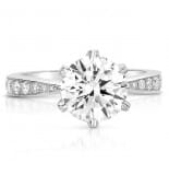 1.75 ct Round Diamond Platinum Engagement Ring