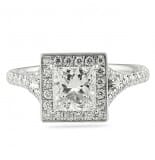 1.01 ct Princess Cut Diamond Platinum Engagement Ring