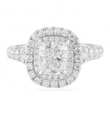 1.21 ct Cushion Cut Diamond Engagement Ring