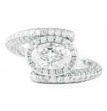1.50 ct Oval Diamond Platinum Engagement Ring