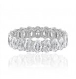 2.95 ct Oval Diamond Shared Prong Eternity Band