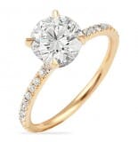 1.55 ct Round Diamond Two-Tone Signature Wrap Engagement Ring