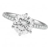 1.80 ct Round Diamond Six-Prong Engagement Ring