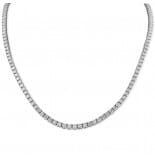 11.79 carat TW Lab Diamond Four Prong Tennis Necklace