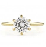 1.53 carat Round Lab-Grown Diamond Solitaire Engagement Ring