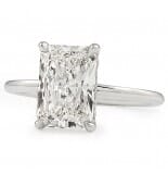 2.46 ct Radiant Cut Lab Grown Diamond Solitaire Engagement Ring