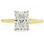 1.96 ct Radiant Cut Lab Grown Diamond Solitaire Engagement Ring