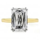 5.06 carat Hybrid Step-Cut Invisible Gallery™ Engagement Ring