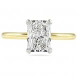 1.53 carat Radiant Cut Diamond Solitaire Engagement Ring