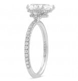 1.35 carat Pear Shape Diamond Double Signature Wrap Ring