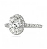 1.77 Carat Oval Diamond Hidden Halo™ Engagement Ring
