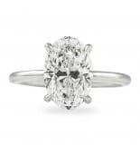 2.50 ct Oval Diamond Solitaire Engagement Ring