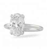 2.20 carat Oval Diamond Solitaire Engagement Ring