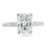 2.01 carat Radiant Cut Diamond Signature Wrap Engagement Ring