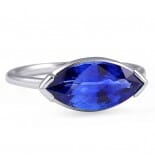 2.59 carat Marquise Sapphire GIA Graded Invisible Gallery­™ Ring