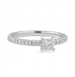 Princess Cut Diamond Super Stackable Ring