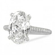 4 carat oval diamond engagement ring