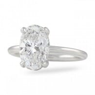 2.30ct Oval Diamond Solitaire Engagement Ring front