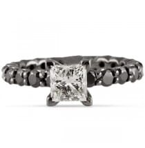 1.17 ct Princess Diamond 14K Gold Engagement Ring