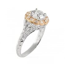 'Beverley K' 1.02ct Round Diamond Rose Gold Engagement Ring