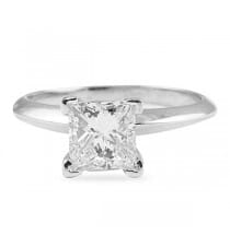 1.20 ct Princess Cut Diamond Platinum Engagement Ring