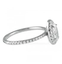 0.54 ct Marquise in Oval Diamond Halo