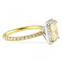 1.51 ct Princess Cut Engagement Ring