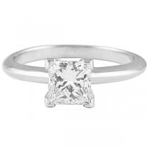 1.25 ct Princess Cut Diamond Platinum Engagement Ring