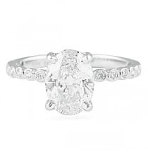 1.80 ct Oval Diamond Engagement Ring