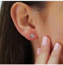 1.40 CT TW DIAMOND STUD EARRINGS