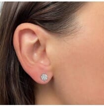 2.01 Carat TW Diamond Stud Earrings