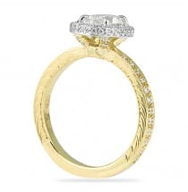 1.00 ct Oval Diamond Two-Tone Ring