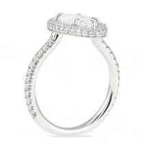 custom marquise halo engagement ring lauren b