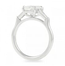 2.01 ct Radiant Cut Diamond Three-Stone Engagement Ring